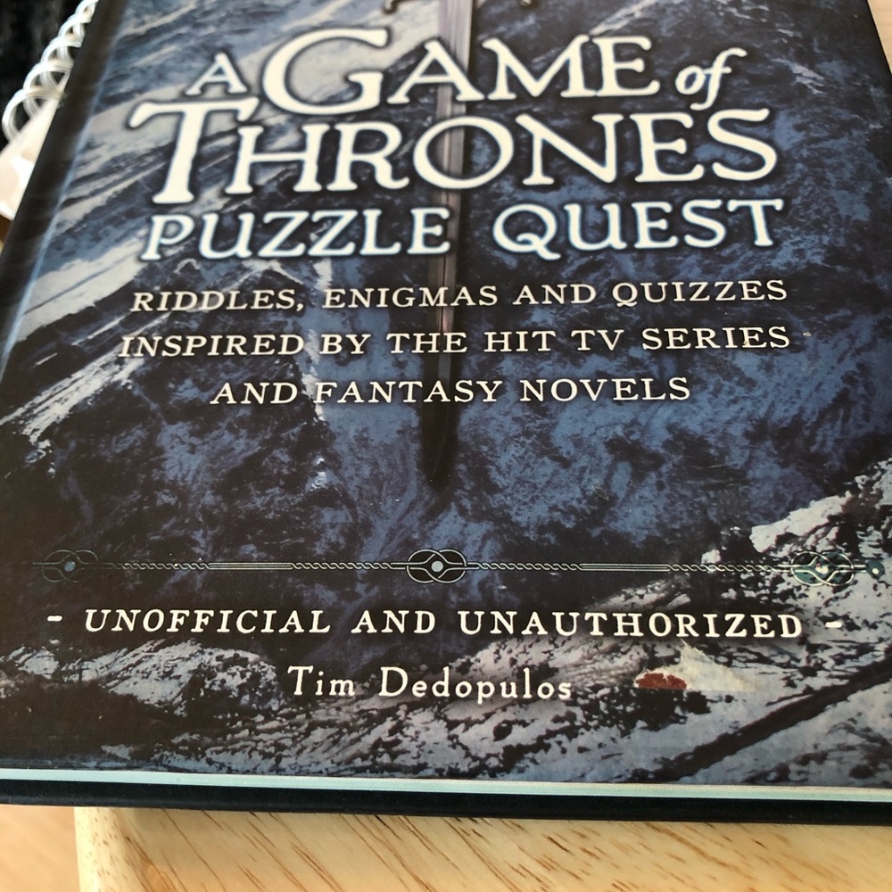 A Game of Throned Puzzle Quest book